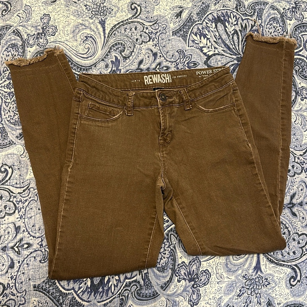 Rewash Skinny Jeans in Brown